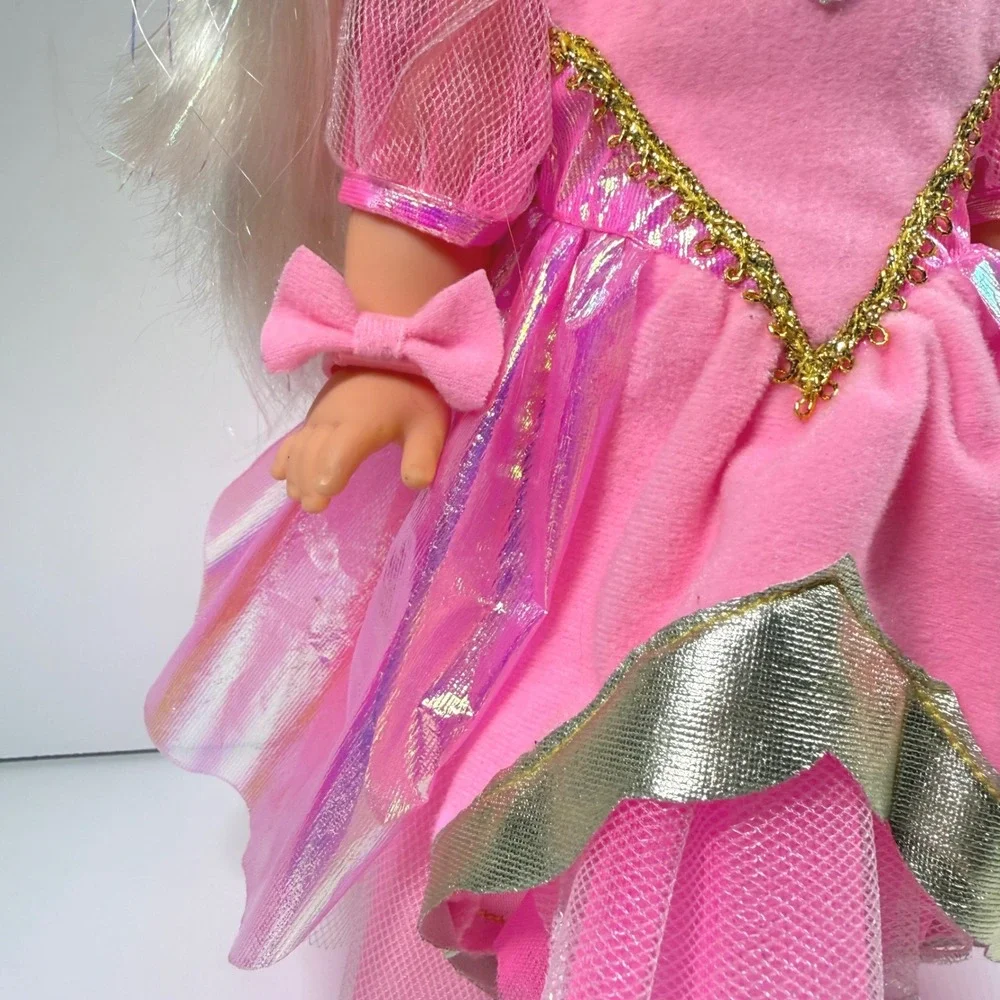 Vintage Little Lil Miss Magic Jewels Doll Mattel 1988 1977 Original Pink Dress